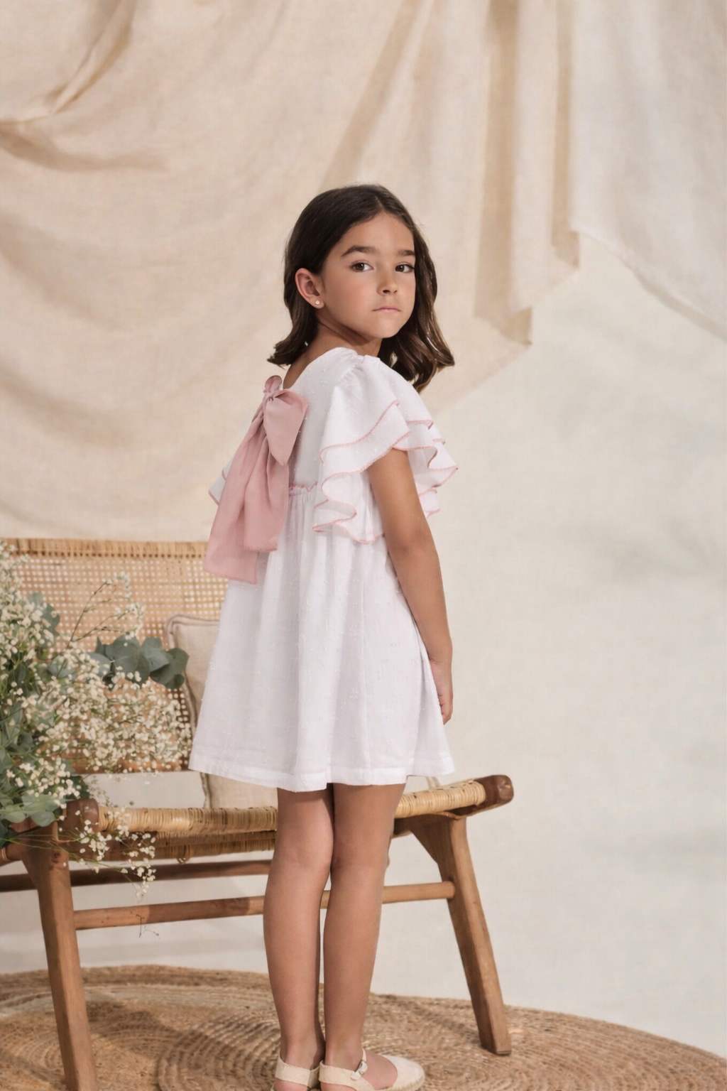 Vestido plumeti Dadati