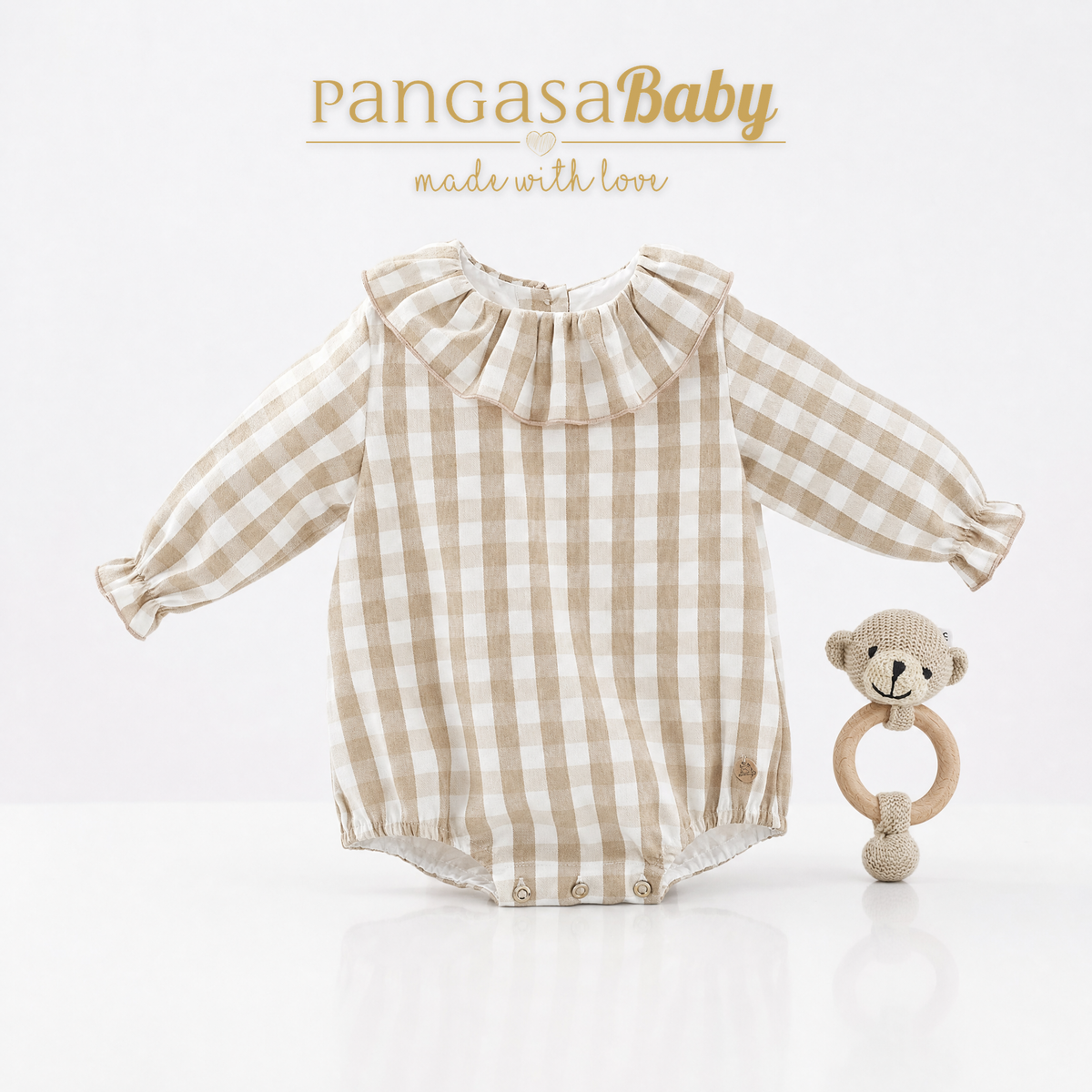 Pelele Arena · Colección Sand · Pangasa Baby