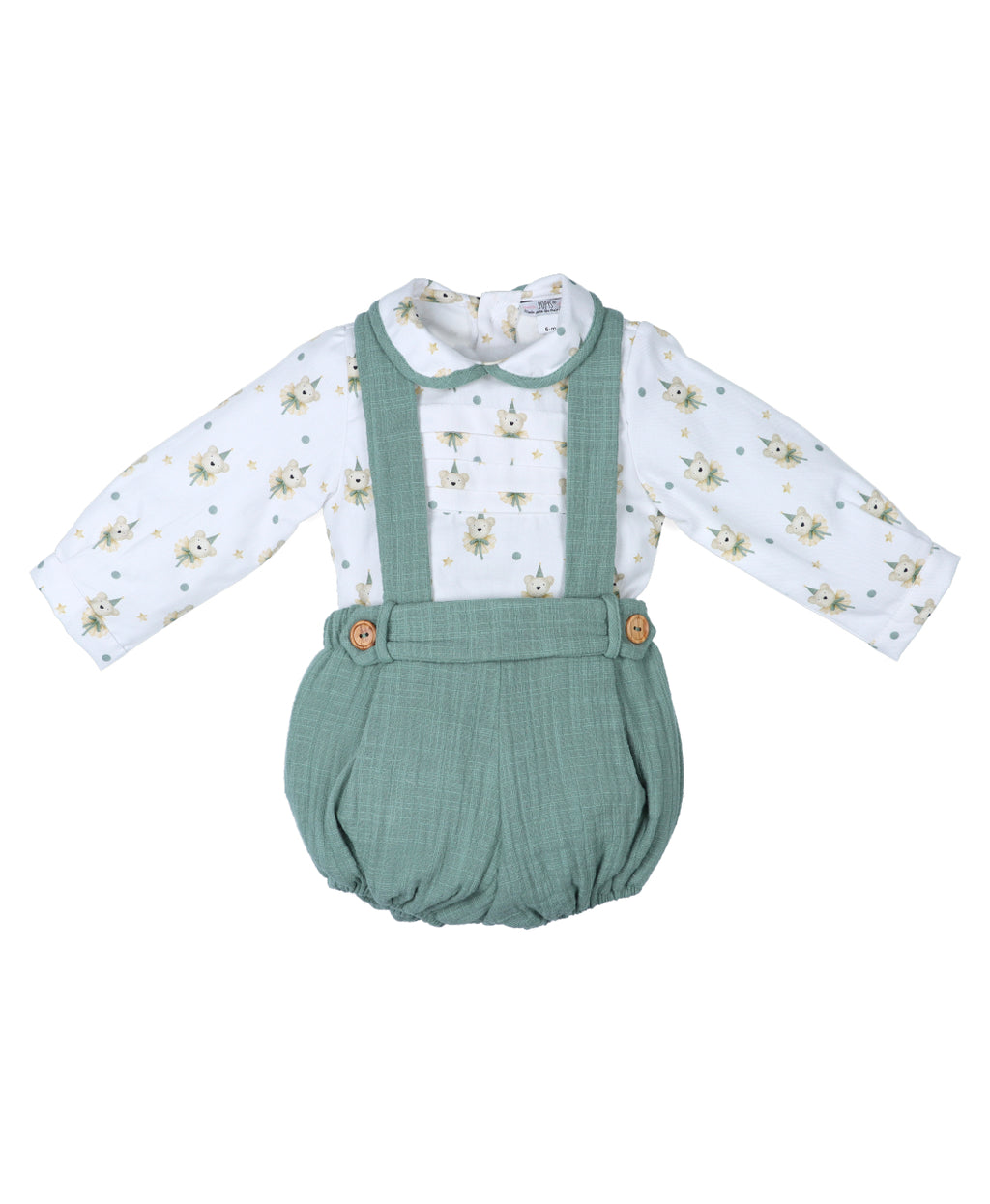 Conjunto de peto con camisa