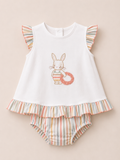 Conjunto Rayas Popys niña