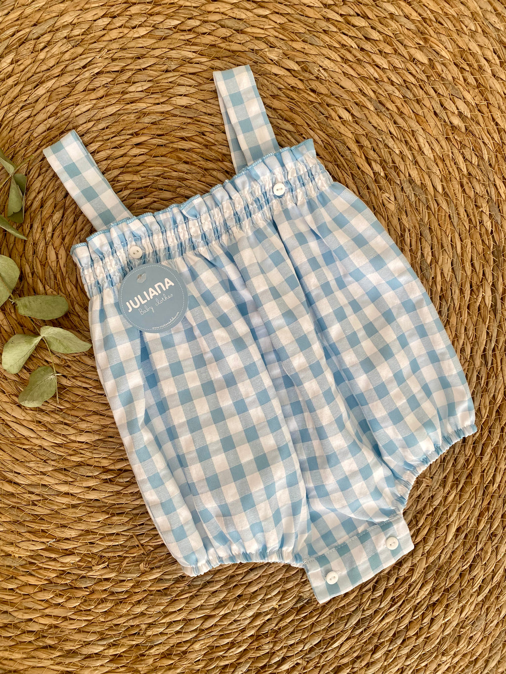 Pelele cuadros Juliana