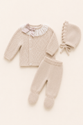 Conjunto de 3 piezas Juliana - Botón Beige