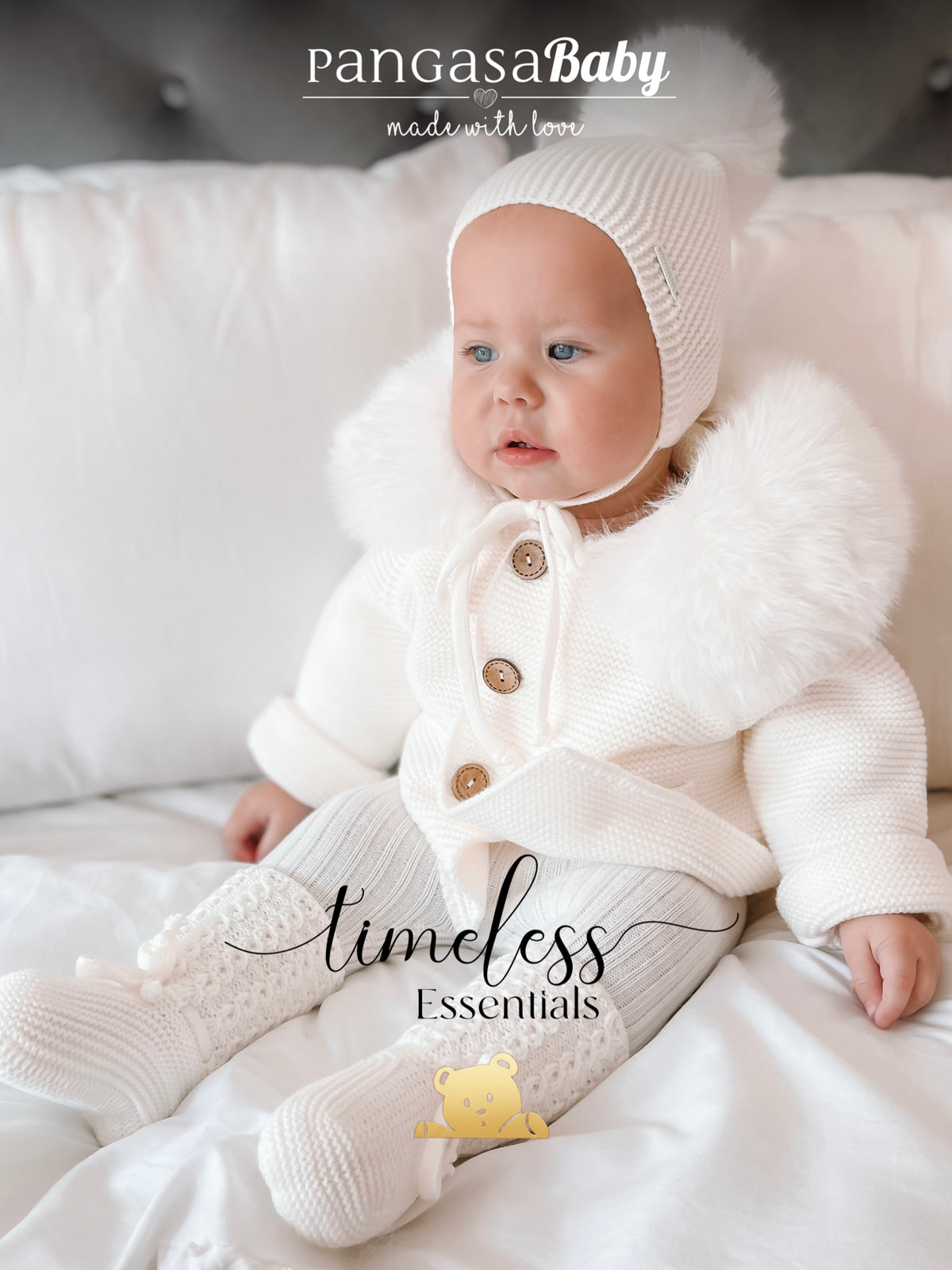 Trenka Luxury Pelo Marfil - Pangasa Baby