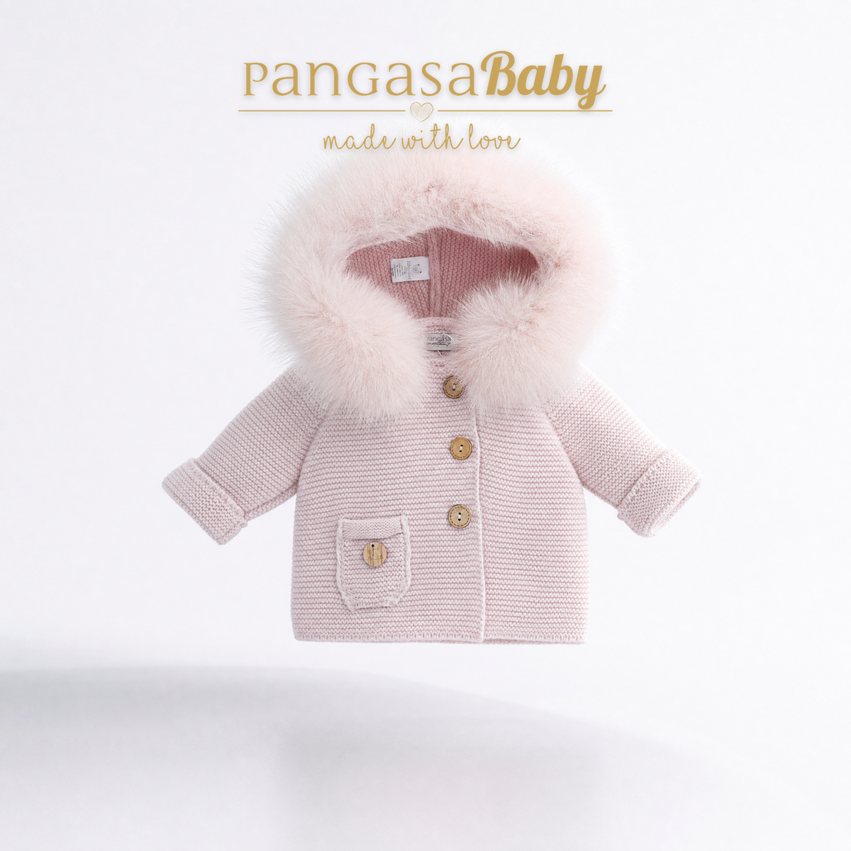 Trenka Luxury Pelo Rosa Empolvado - Pangasa Baby
