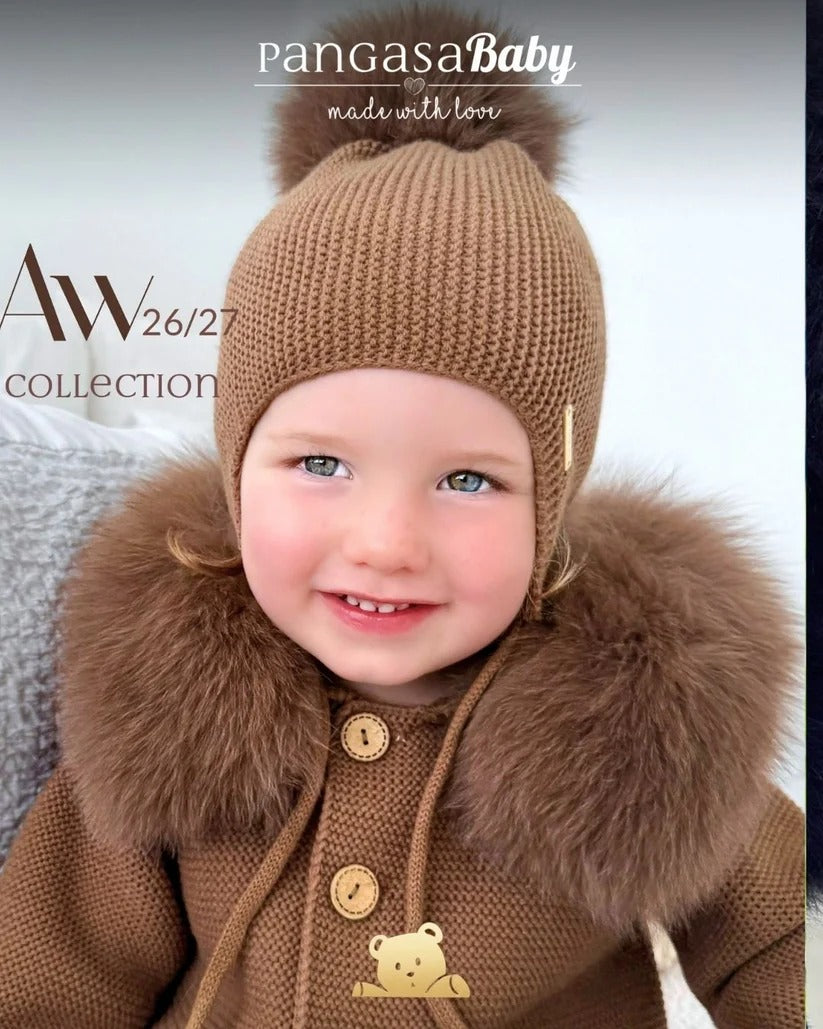 Gorro Orejero Chocolate - Pangasa Baby