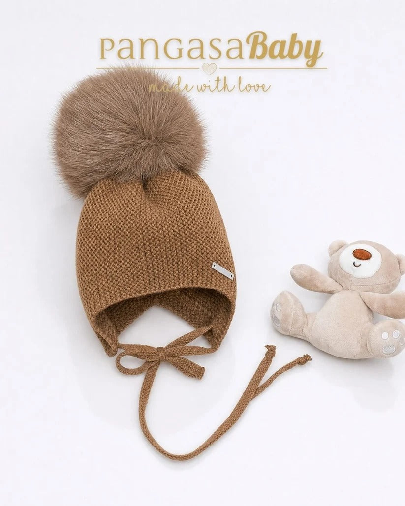 Gorro Orejero Chocolate - Pangasa Baby
