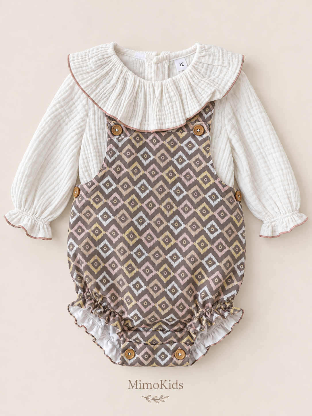 Peto + camisa Miel • Confecciones Popys