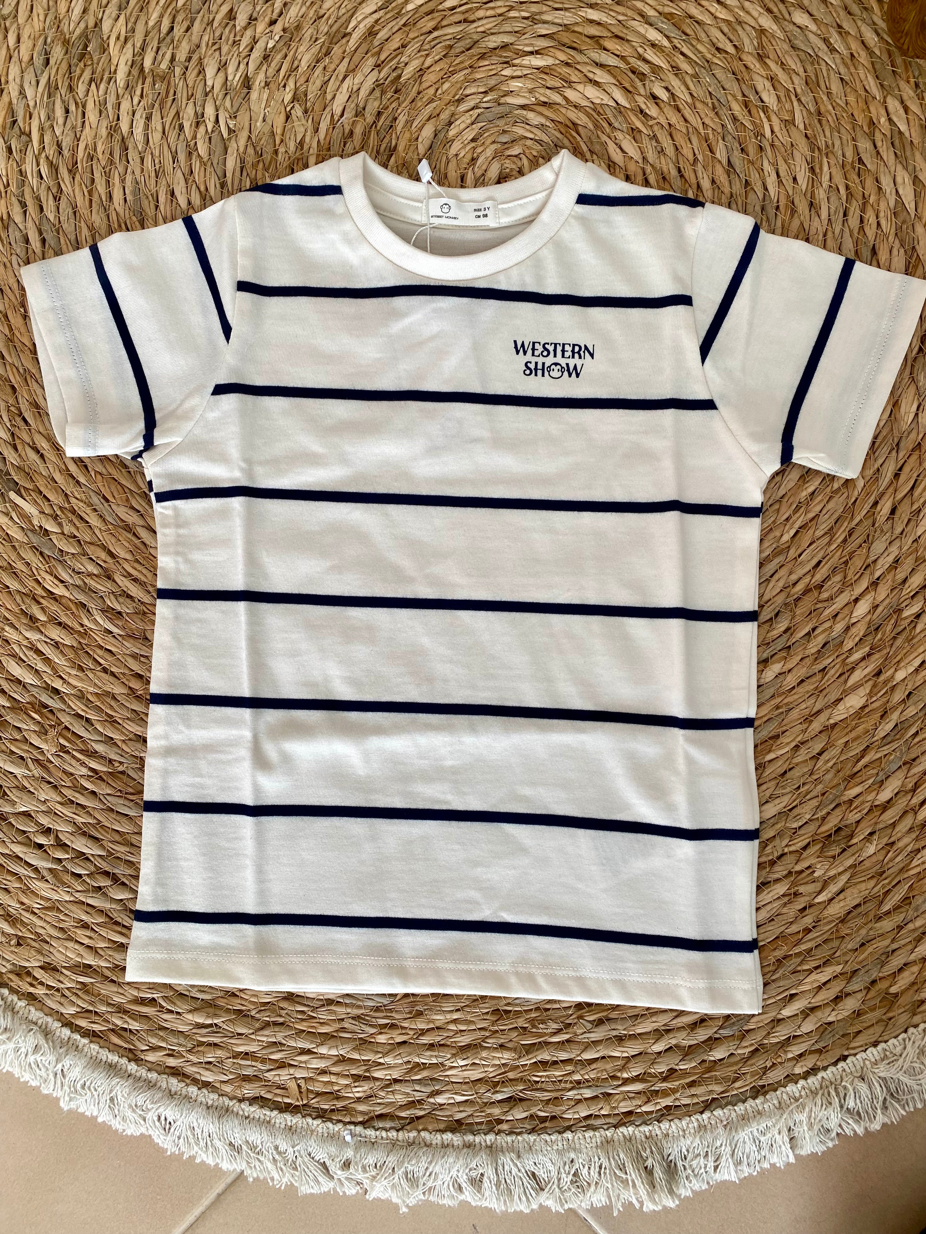 Camiseta niño de rayas Street Monkey