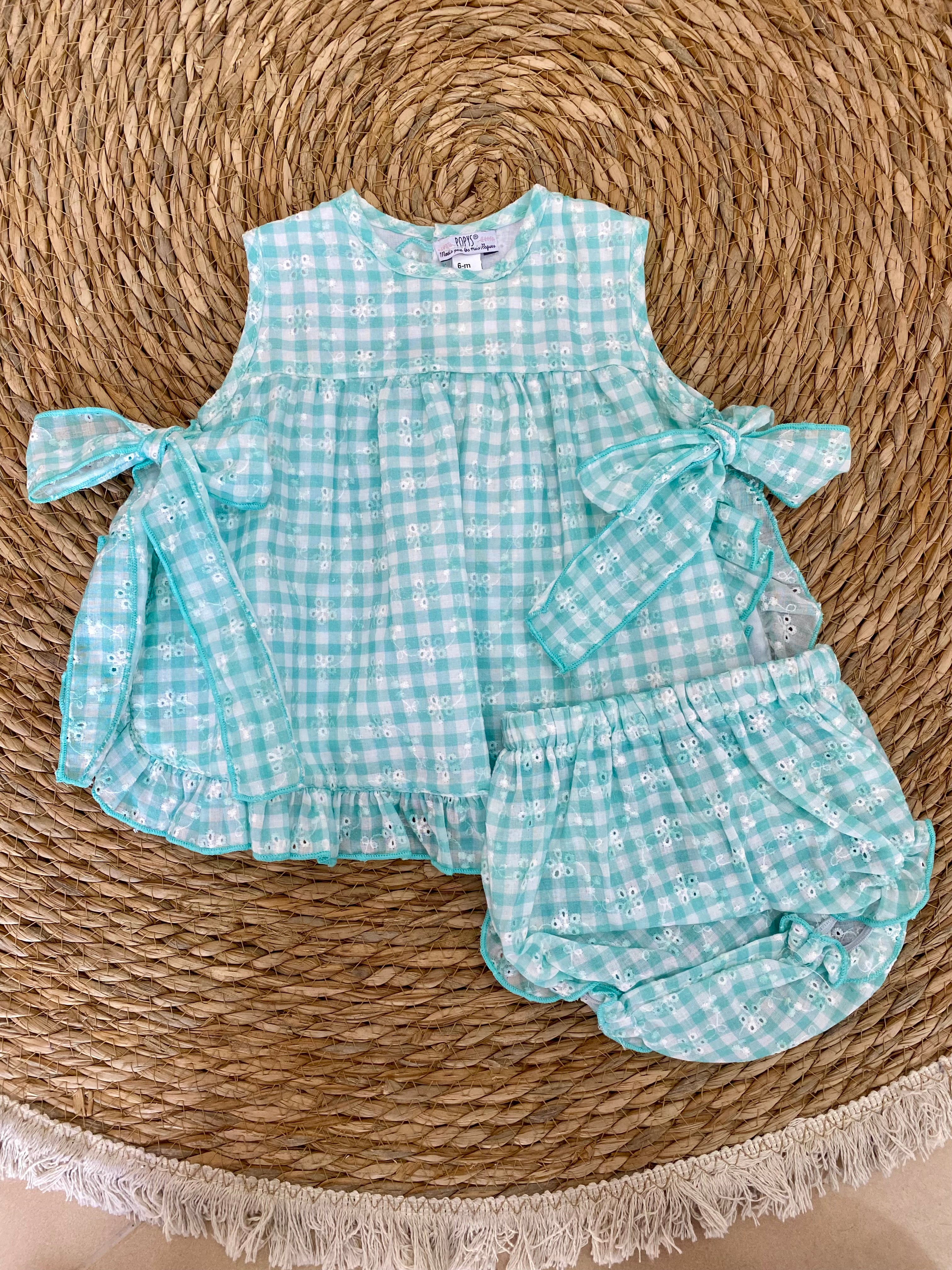 Jesusito bebé cuadros verde