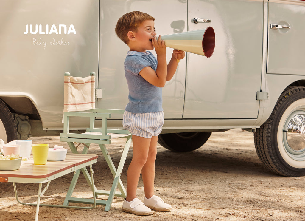 Conjunto pantalón tela rayada