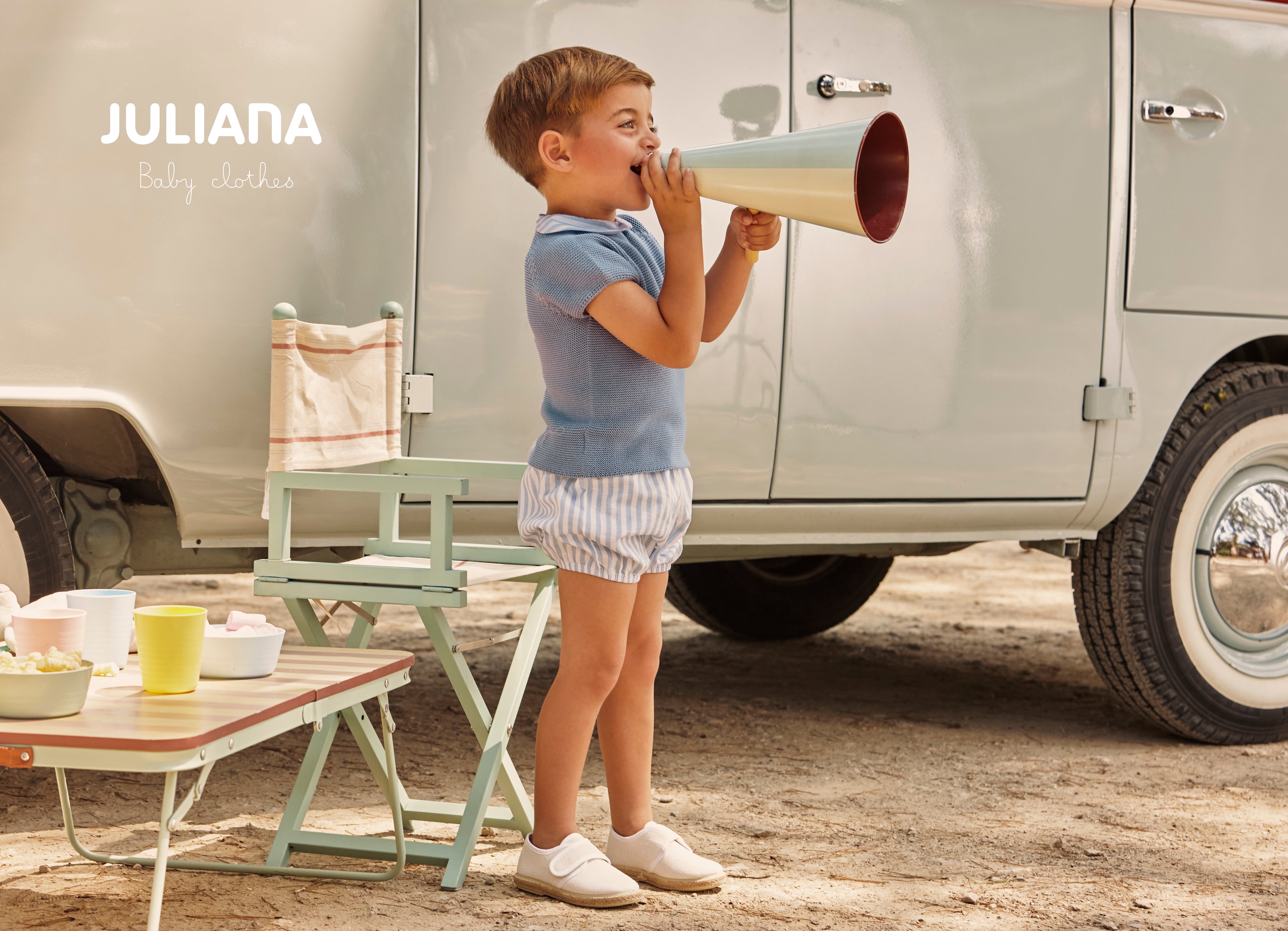 Conjunto pantalón tela rayada