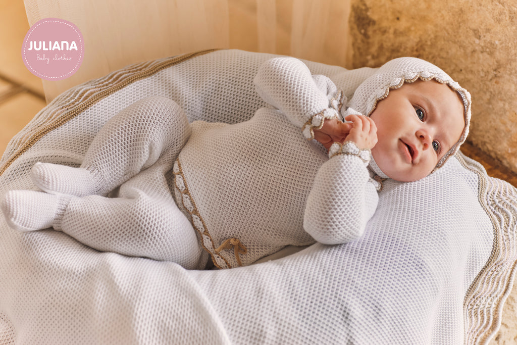 Conjunto 3 piezas punto