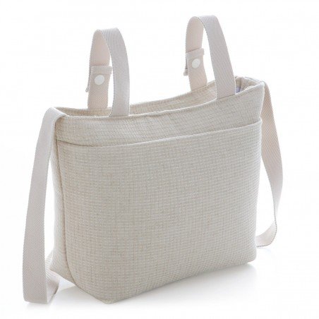 BOLSO ORGANIZADOR XL NATURALE BEIGE 15x38x28 CM